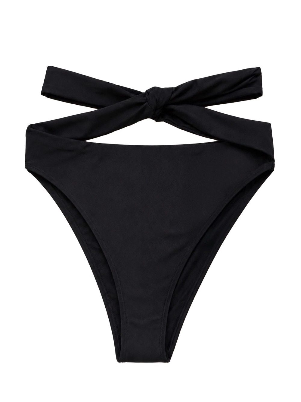 NWT Good American Black001 10 Ways To Wear Bikini Bottoms Black Sz M (2)